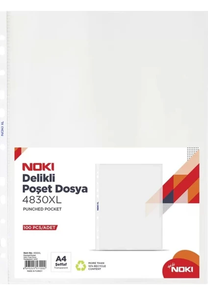 A4 Poşet Dosya XL100 Lü 4830XL