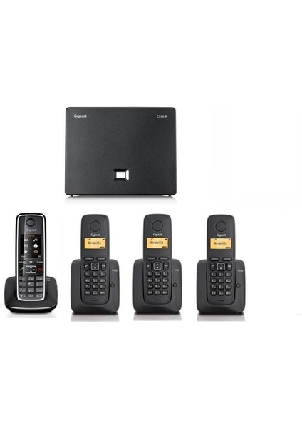 AS690 Ip 4 Dahili Dect Telsiz Kablosuz Telefon Santrali