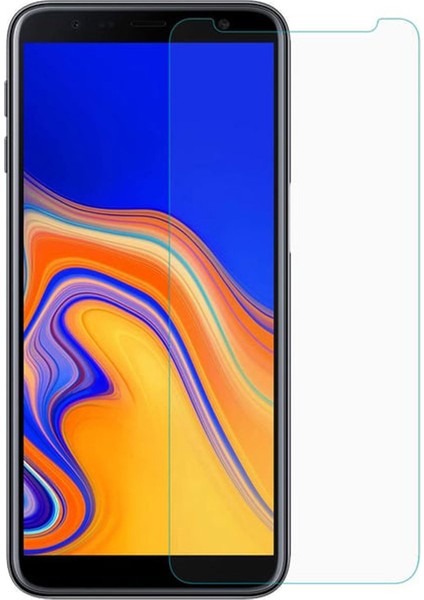 Samsung Galaxy J4 Plus Kırılmaz Cam Şeffaf 0.3mm Kılıf Dostu Temperli Ekran Koruyucu