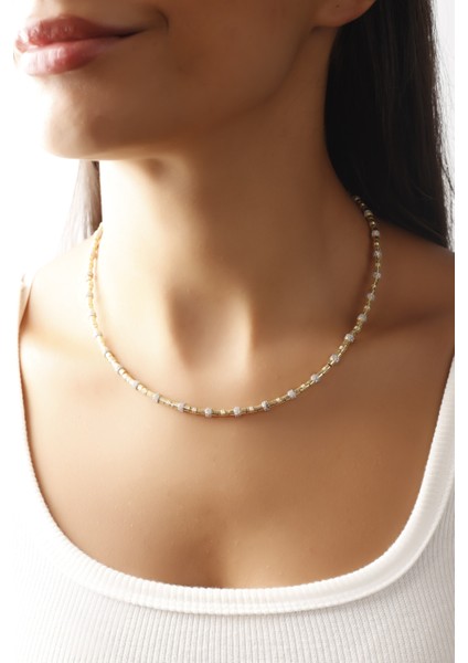 925 Ayar Beyaz Kalem Rodajlı Serenay Gümüş Kolye fiyatları