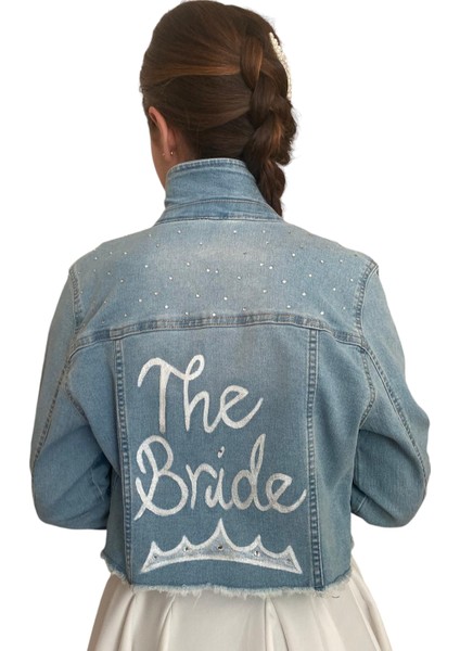 Gelin Adayları İçin Özel Tasarım Kot Ceket-The Bride