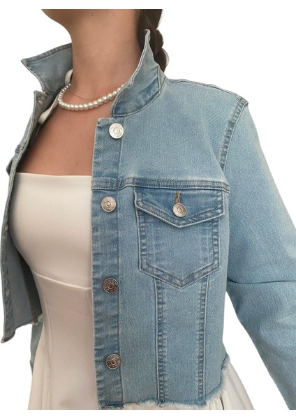 Gelin Adayları İçin Özel Tasarım Kot Ceket-The Bride fırsatları