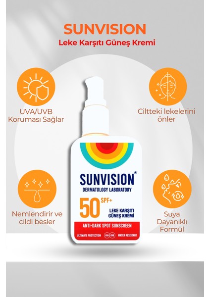 Leke Karşıtı Güneş Kremi 50ML