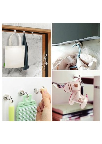Buffer® Güçlü Manyetik Mutfak,banyolar Için Çok Amaçlı 2'li Magnet Askı