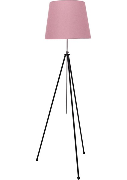 Tekno Trust Tripod Siyah Ayak Pembe Şapkalı Lambader