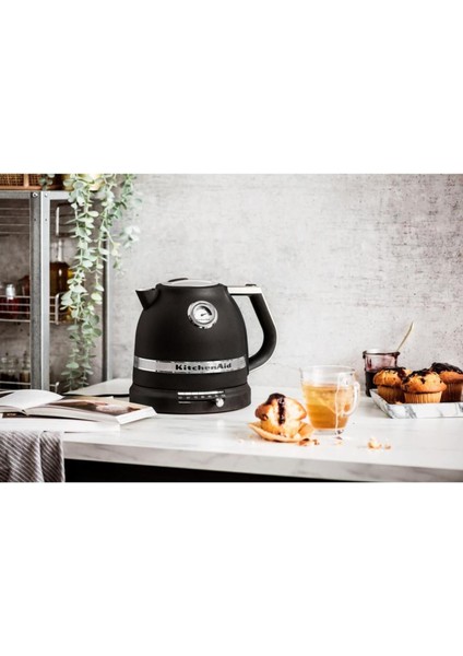 1 - 2 L 5KEK1522EBK Artisan Cast Iron Black 1.5 Litre Kettle Paslanmaz Çelik Siyah 2 Yıl 2000 W ve fırsatları