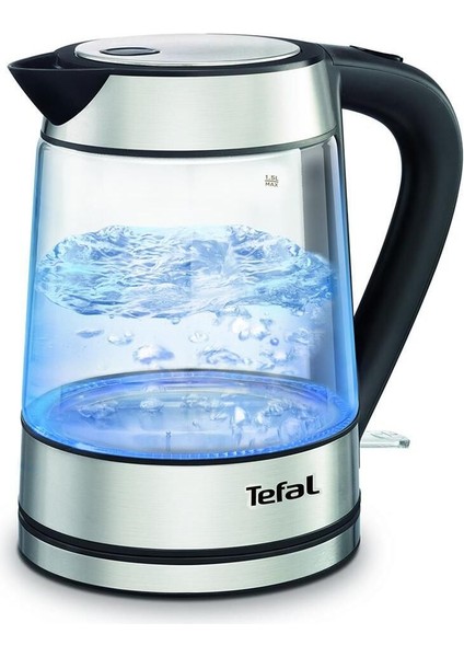 Gri KI730D30 Işıklı Şeffaf Cam Su Isıtıcı, 1.7 Litre, 2200 Watt [ınox] 1 - 2 L 2 Yıl Resmi Distribü