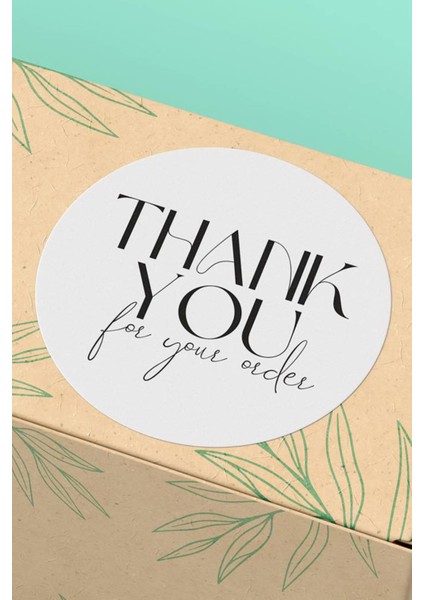 Thank You Sticker Teşekkürler Etiketi Ambalaj Kargo Paketleme Etiketi - 90 Adet - ST2188