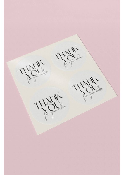 Thank You Sticker Teşekkürler Etiketi Ambalaj Kargo Paketleme Etiketi - 90 Adet - ST2188
