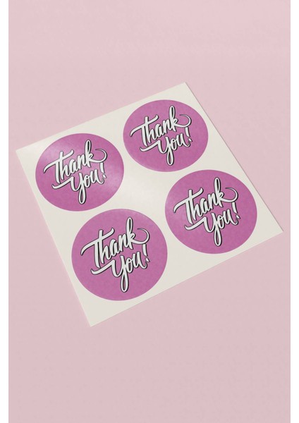 Thank You Sticker Teşekkürler Etiketi Ambalaj Ürün Kargo Paketleme Etiketi - 90 Adet - ST2165