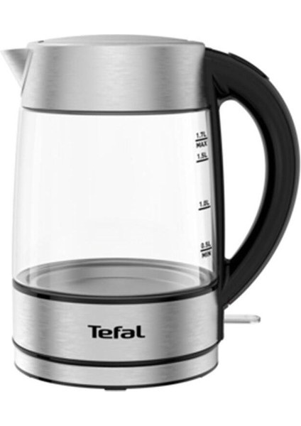 50 Hz / 60 Hz Işıklı Cam Kettle - 1.7 L 1 - 2 L C / F 2200 W Cam 220 - 240 V Gri 2 Yıl Resmi Distri