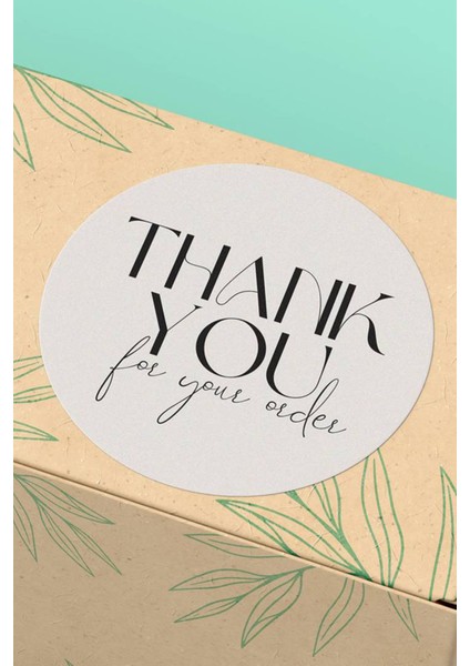 Thank You Sticker Teşekkürler Etiketi Ambalaj Kargo Paketleme Etiketi - 90 Adet - ST2184