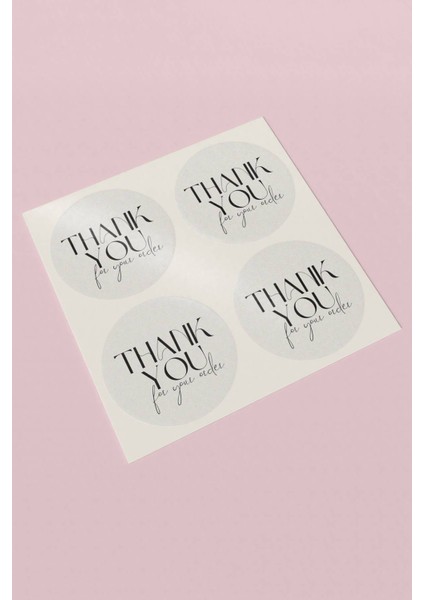 Thank You Sticker Teşekkürler Etiketi Ambalaj Kargo Paketleme Etiketi - 90 Adet - ST2184