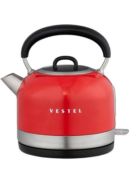 220 - 240 V Retro Kırmızı Su Isıtıcı Retro 2 Yıl 50 Hz / 60 Hz Kırmızı 2200 W E