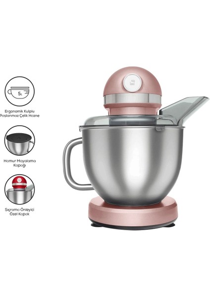 Country Mastermaid Chef Pro Çift Kollu Stand Mikser Rosegold 1750 W 50 Hz / 60 Hz 40 - 60 L 1501 - modelleri