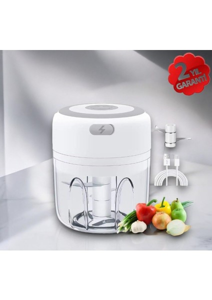 Yok Şarjlı ve Güçlü Hasuba Hs-24 Blender C / F 220 - 240 V 250 ml 0 - 500 Watt Plastik 50 Hz Beyaz