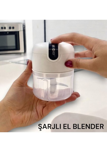 Yok Şarjlı ve Güçlü Hasuba Hs-24 Blender C / F 220 - 240 V 250 ml 0 - 500 Watt Plastik 50 Hz Beyaz