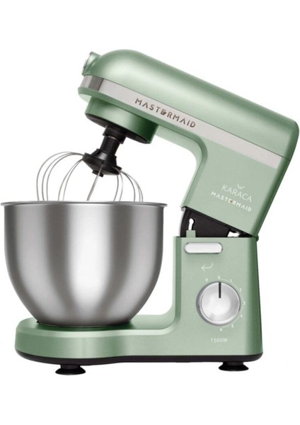 Resmi Distribütör Garantili Karaca Mastermaid Chef Cabbage Green Stand Mikser 1500 Watt 500-1500 Wa