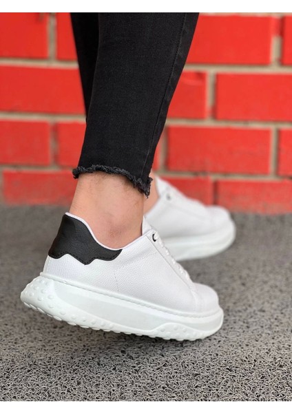 KB-173 Kuback Bağcıklı Beyaz Siyah Günlük Erkek Ayakkabı fırsatları