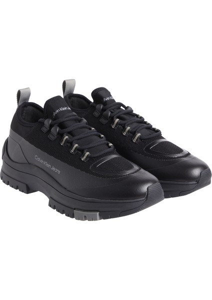 Calvin Klein Siyah Erkek Sneaker Hybrıd Shoe Laceup In Mtr