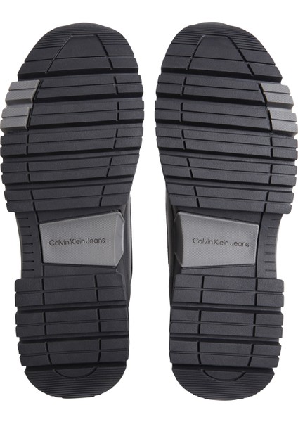 Calvin Klein Siyah Erkek Sneaker Hybrıd Shoe Laceup In Mtr