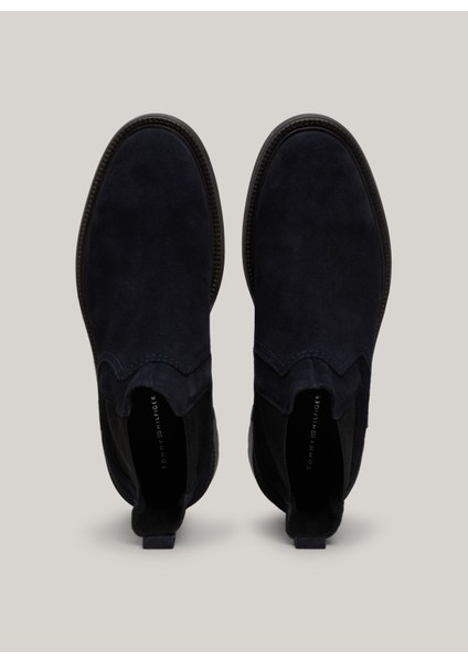 Süet Lacivert Erkek Bot Hılfıger Comfort Lwt Suede Chel modelleri