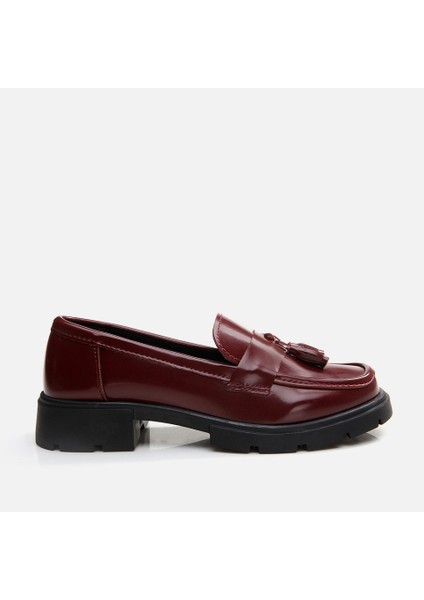 01AYH294850A780 BORDO Kadın Loafer