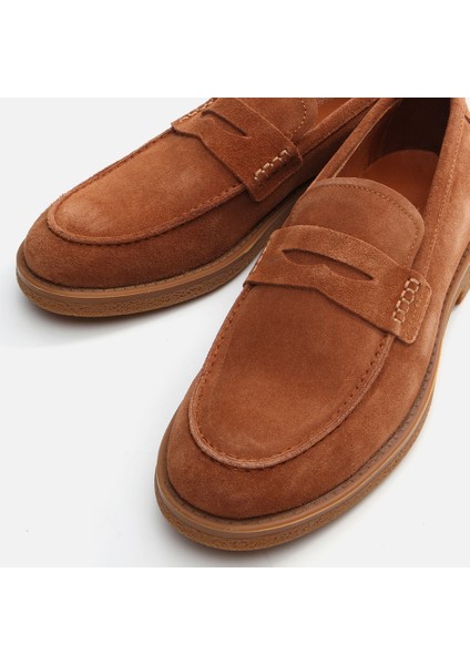 02AYH292750A370 HAKIKI Deri Taba Erkek Loafer