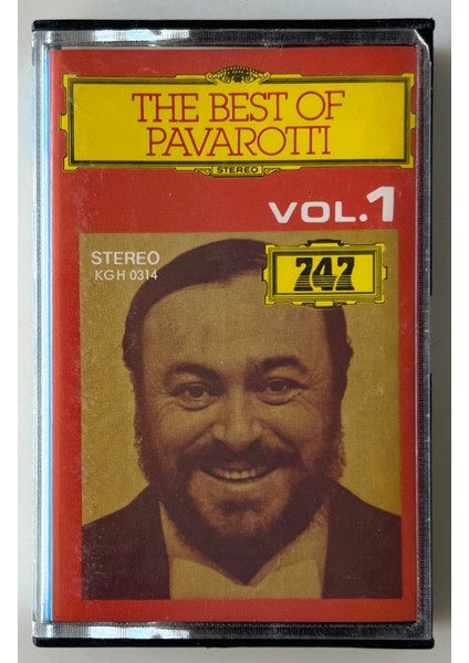 The Best Of Pavarotti Vol.1 Kaset (Orjnal Dönem Baskı Kaset)