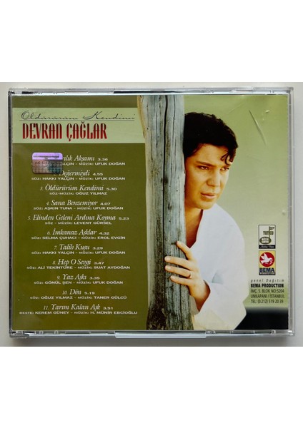 Devran Çağlar Öldürürüm Kendimi CD (Orinal Dönem Baskı Cd)