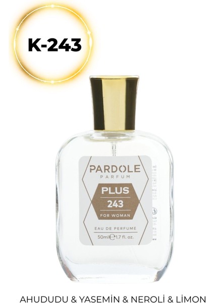 K-243 Meyvemsi Floral Favoris Kadın Parfum - 50 Ml - Ahududu, Limon, Yasemin, Neroli