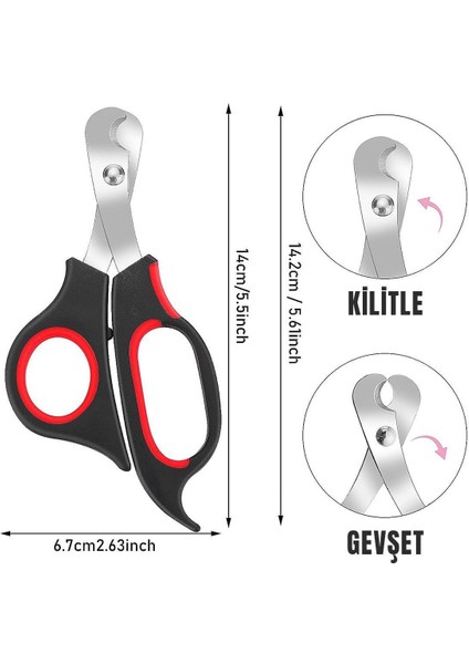 Kedi ve köpek tırnak makası, dayanıklı paslanmaz çelik ve plastik malzeme fiyatları