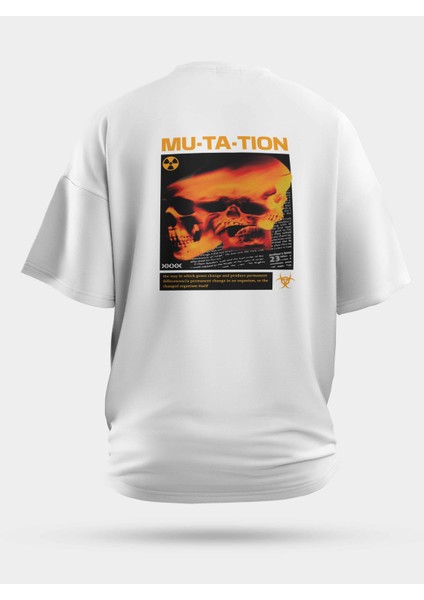 Oversize Mutation Mutasyon Baskılı Unisex Tişört