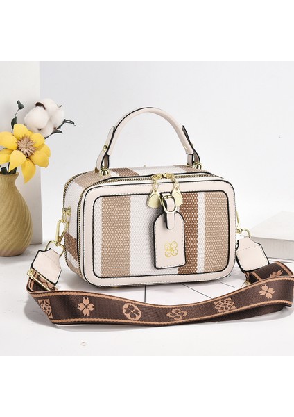 Niş Çok Yönlü Gündelik Basit Küçük Kare Çanta Tek Omuz Crossbody Çanta (Yurt Dışından)