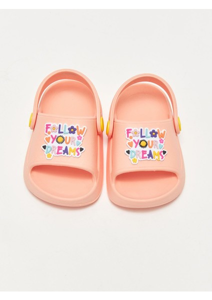 Steps Baskılı Kız Bebek Plaj Sandaleti modelleri