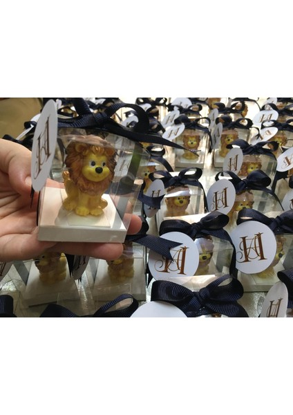 Aslan MUM50ADET,DOĞUM Günü Hediyesi,bebek Mevludu,sünnet Hatırası,babyshower,yenidoğan Hediyelik Mum