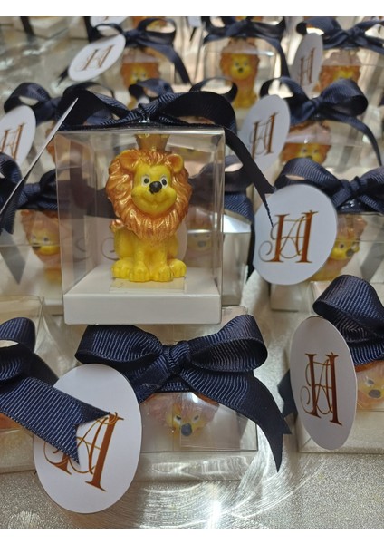 Aslan MUM50ADET,DOĞUM Günü Hediyesi,bebek Mevludu,sünnet Hatırası,babyshower,yenidoğan Hediyelik Mum
