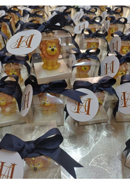 Aslan MUM50ADET,DOĞUM Günü Hediyesi,bebek Mevludu,sünnet Hatırası,babyshower,yenidoğan Hediyelik Mum