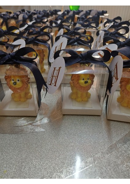 Aslan MUM50ADET,DOĞUM Günü Hediyesi,bebek Mevludu,sünnet Hatırası,babyshower,yenidoğan Hediyelik Mum