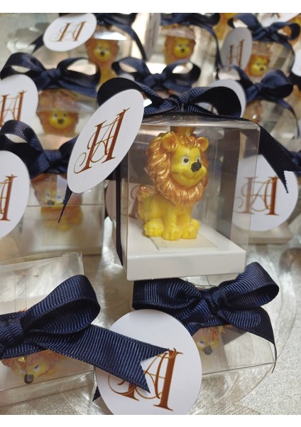 Aslan MUM50ADET,DOĞUM Günü Hediyesi,bebek Mevludu,sünnet Hatırası,babyshower,yenidoğan Hediyelik Mum