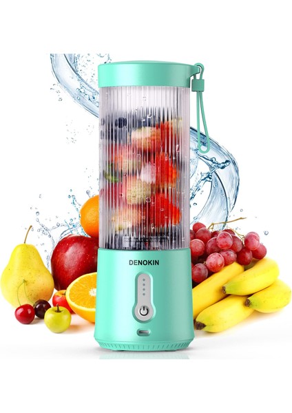 Smoothie ve Milkshake Için Taşınabilir Blender Smoothie Makinesi USB Stand Mikseri