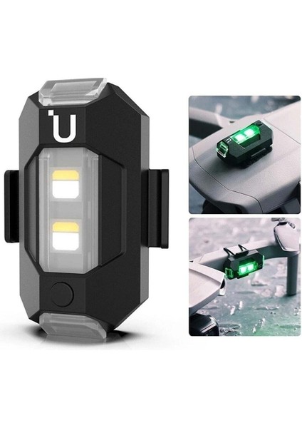 Kablosuz Mini Çakar Lamba - Kablosuz 7 Renk Çakarlı Lamba LED - Araba Motosiklet Bisiklet