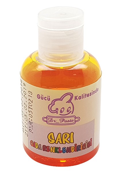 Gıda Renklendirici Sarı (120 gr)