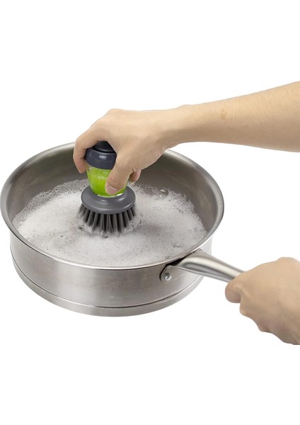 Deterjan Hazneli Kolay Bulaşık Yıkama Temizleme Fırçası Bulaşık Sünger (Lavabo, Mutfak) fırsatları