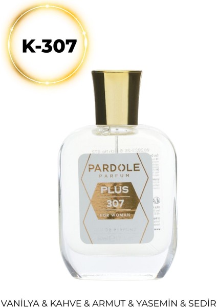 K-307 Floral, Tatlı, Meyvemsi Favoris Kadın Parfüm - 50 Ml - Vanilya, Kahve, Armut, Yasemin, Sedir