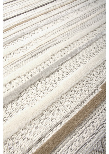 Sare 8803 Krem Hav Toz Vermez Dekoratif Halı 100 x 200 modelleri