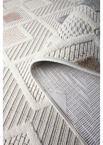 Sare 8804 Krem Hav Toz Vermez Dekoratif Halı 120 x 500 fırsatları