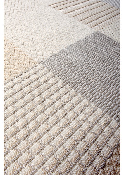 Sare 8806 Krem Hav Toz Vermez Dekoratif Halı 100 x 200 modelleri