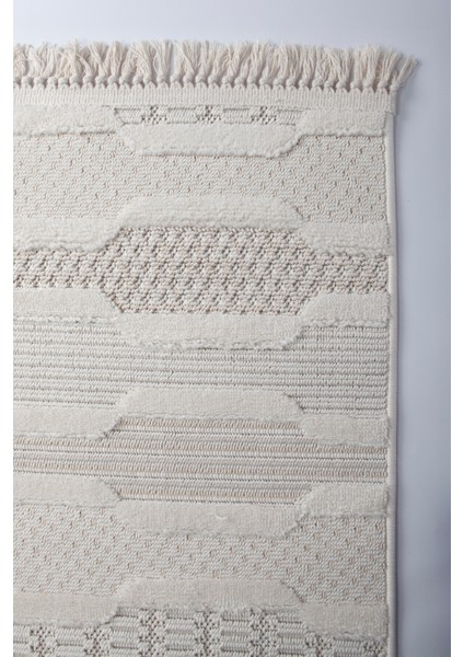 Sare 8801 Krem Hav Toz Vermez Dekoratif Halı 100 x 200 indirimleri