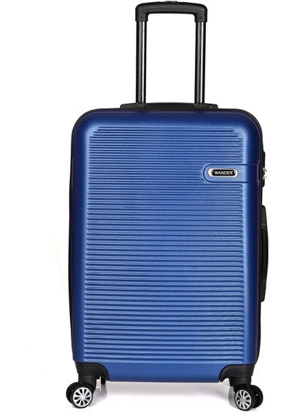 3000 3'lü Valiz Seti Koyu Mavi Büyüy Boy Orta Boy Kabin Boy modelleri